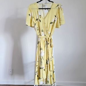 Preloved Mock Wrap Dress 2X